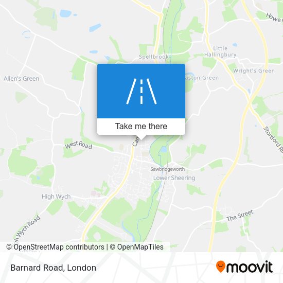 Barnard Road map
