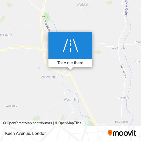 Keen Avenue map
