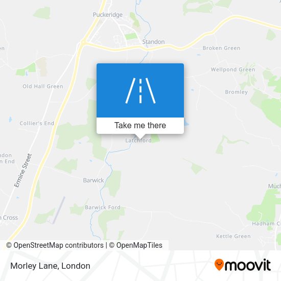 Morley Lane map