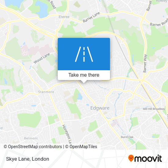 Skye Lane map