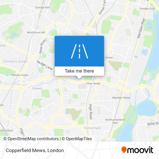 Copperfield Mews map