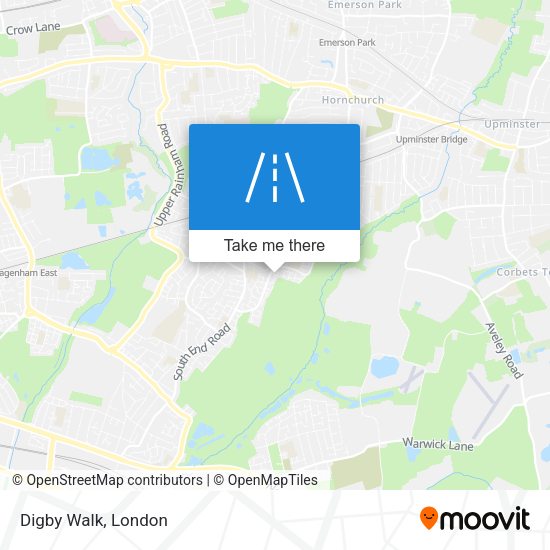 Digby Walk map
