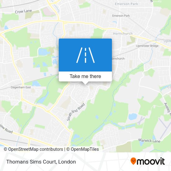 Thomans Sims Court map