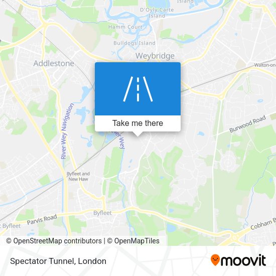 Spectator Tunnel map