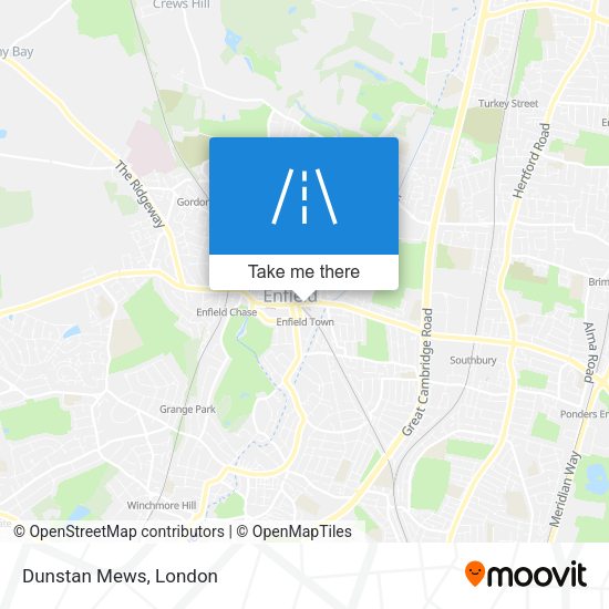 Dunstan Mews map