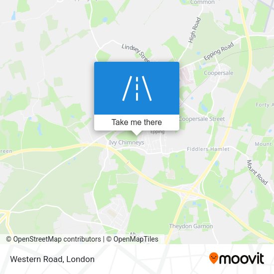 Western Road map