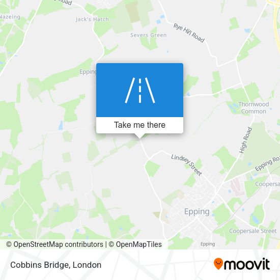 Cobbins Bridge map