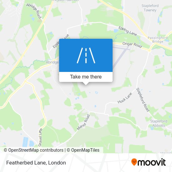 Featherbed Lane map