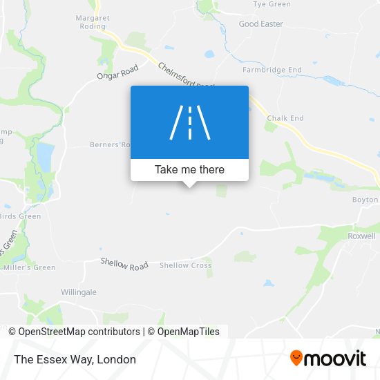The Essex Way map
