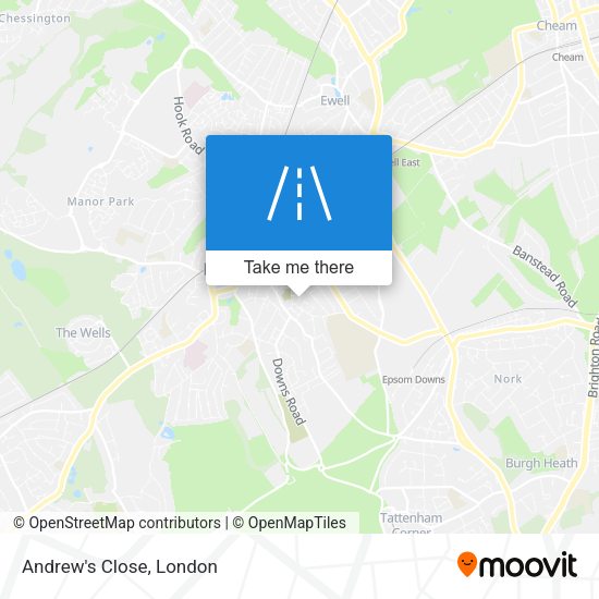 Andrew's Close map