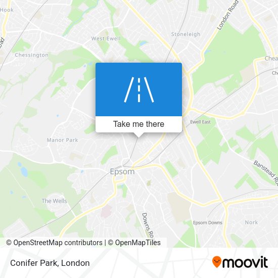 Conifer Park map