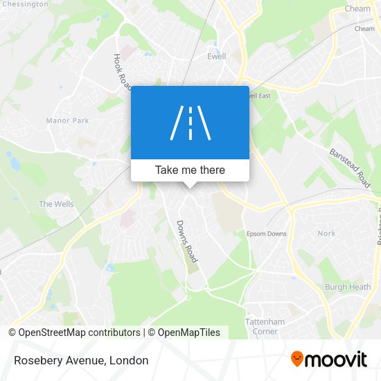 Rosebery Avenue map