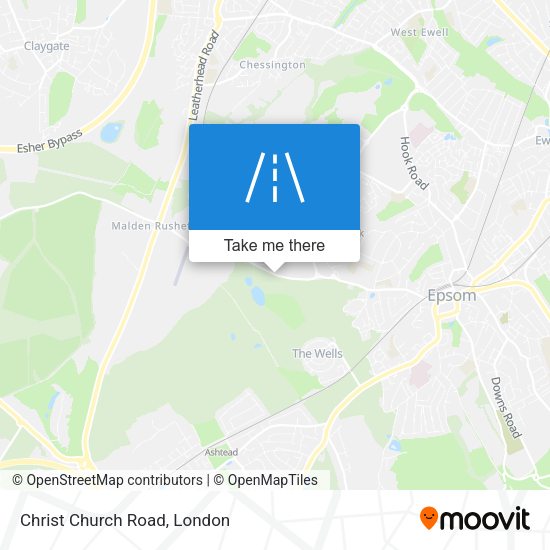 Christ Church Road map