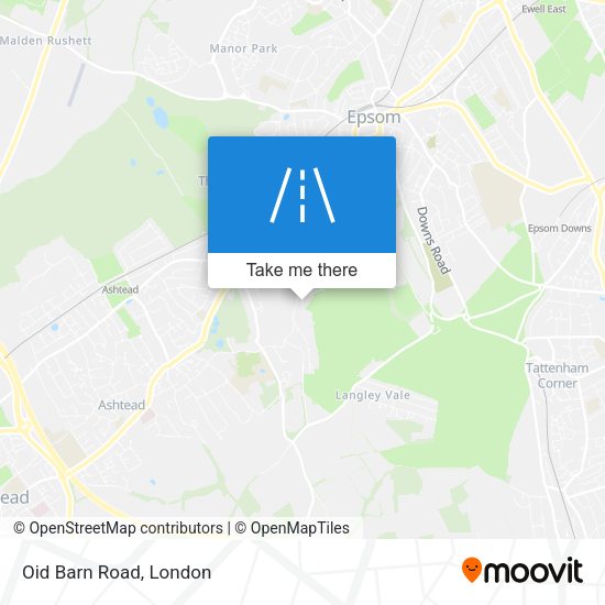 Oid Barn Road map