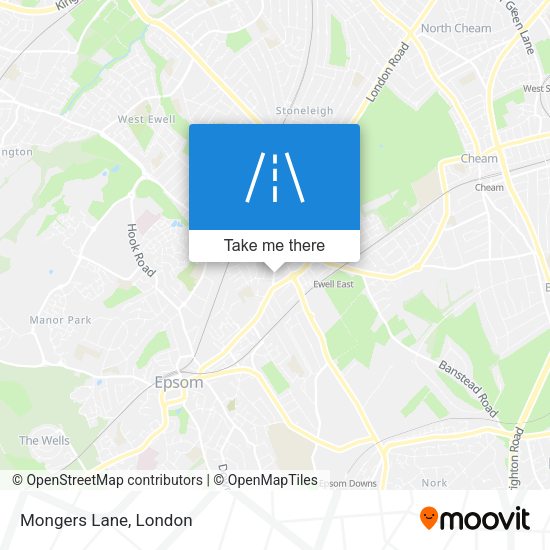 Mongers Lane map