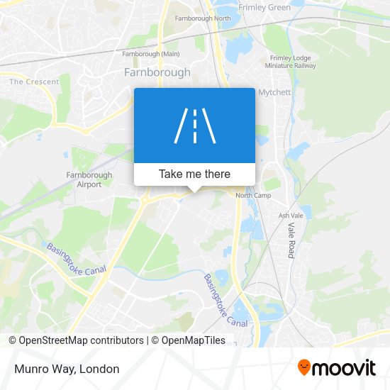 Munro Way map