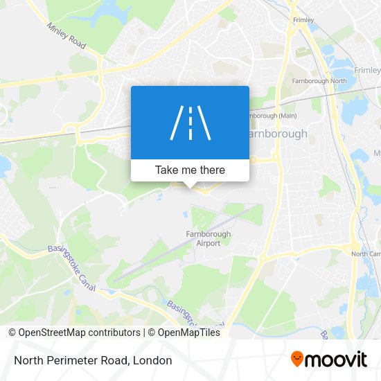 North Perimeter Road map
