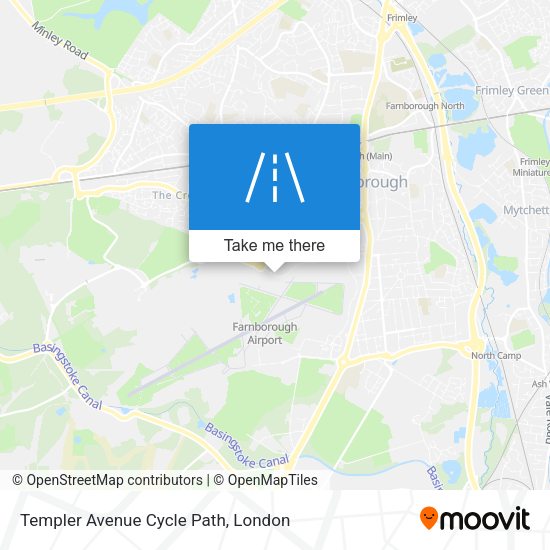Templer Avenue Cycle Path map