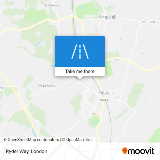 Ryder Way map