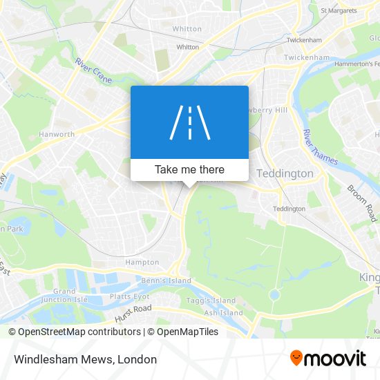 Windlesham Mews map