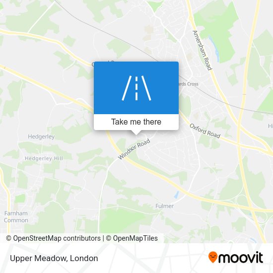Upper Meadow map