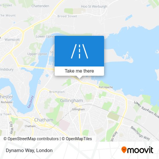 Dynamo Way map