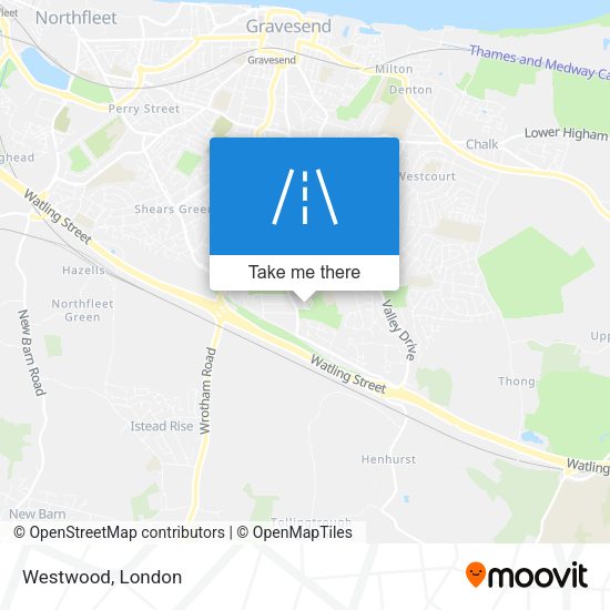 Westwood map