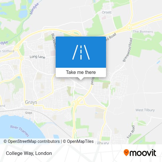 College Way map