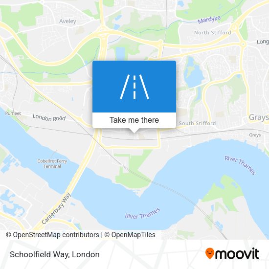 Schoolfield Way map