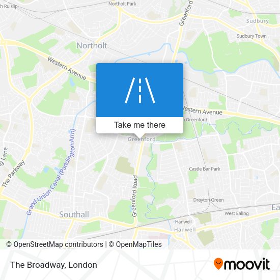The Broadway map
