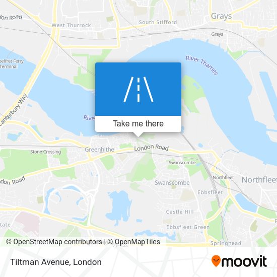 Tiltman Avenue map