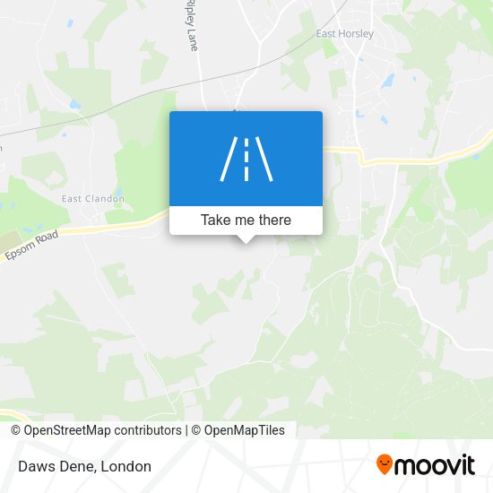 Daws Dene map