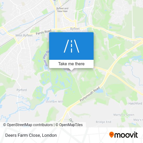 Deers Farm Close map