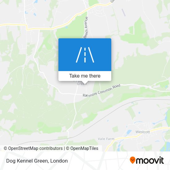 Dog Kennel Green map