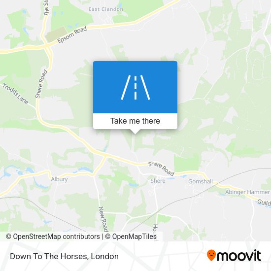 Down To The Horses map