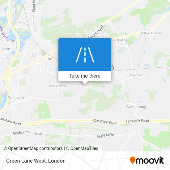 Green Lane West map