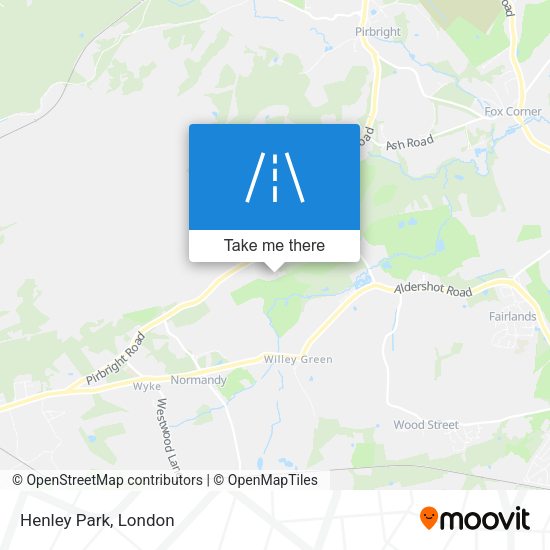 Henley Park map