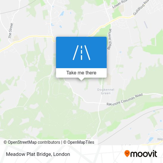 Meadow Plat Bridge map