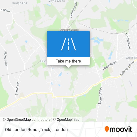 Old London Road (Track) map