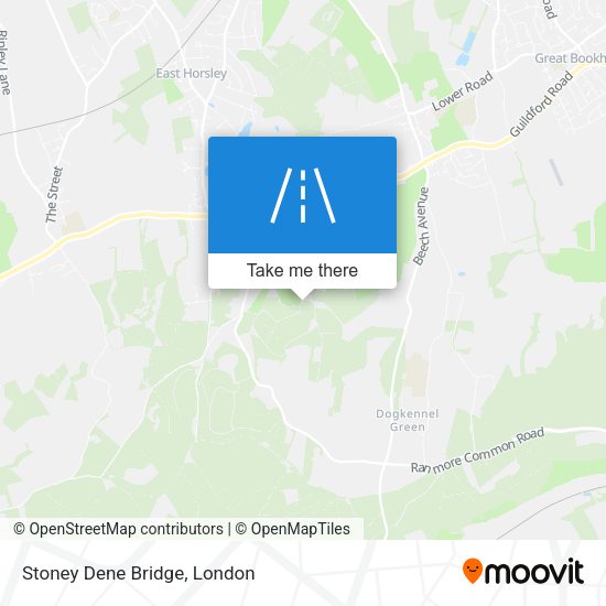 Stoney Dene Bridge map