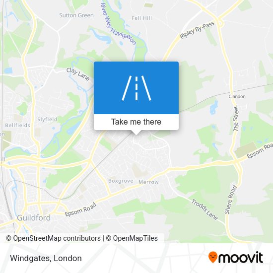 Windgates map