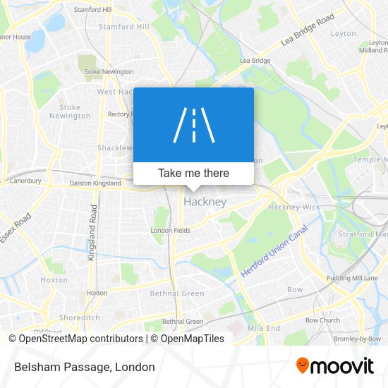 Belsham Passage map
