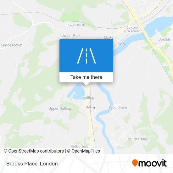 Brooks Place map