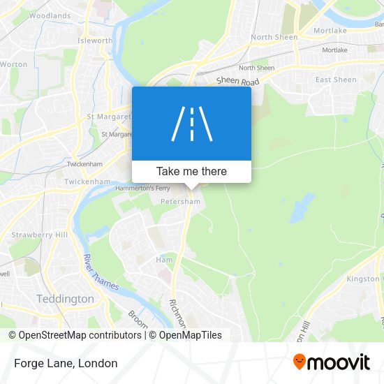 Forge Lane map