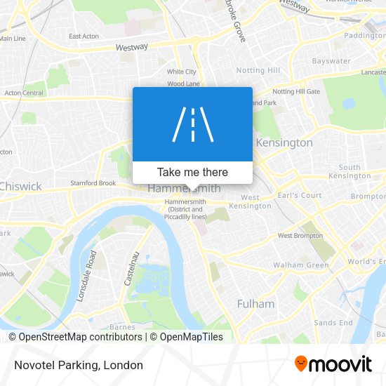 Novotel Parking map