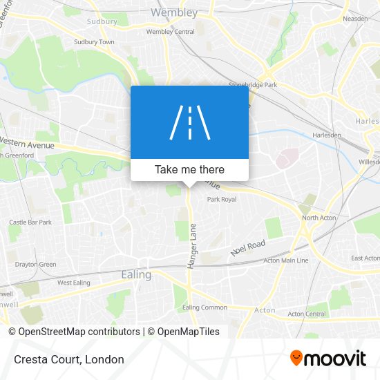 Cresta Court map