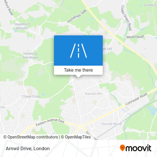 Arnwil Drive map