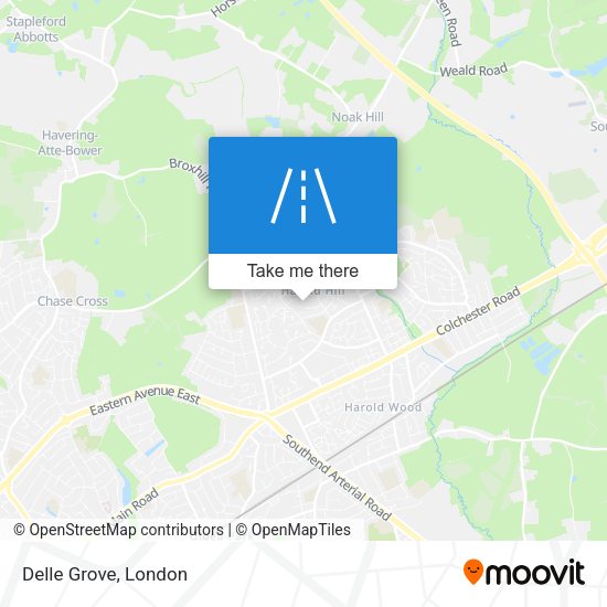 Delle Grove map