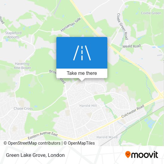 Green Lake Grove map