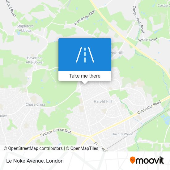 Le Noke Avenue map